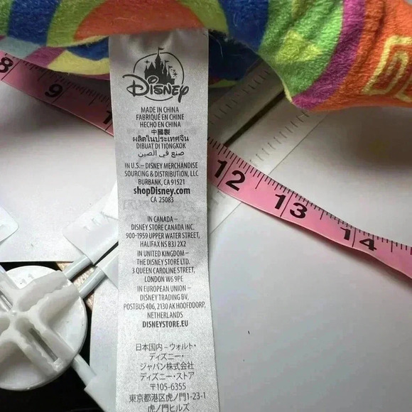 Disney Store Pixar Coco Dante Alebrije Rainbow Spirit Dog 15" Plush Stuffed Toy - Picture 7 of 7